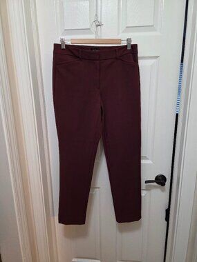 White House Black Market Ponte Knit Slim Ankle Pant